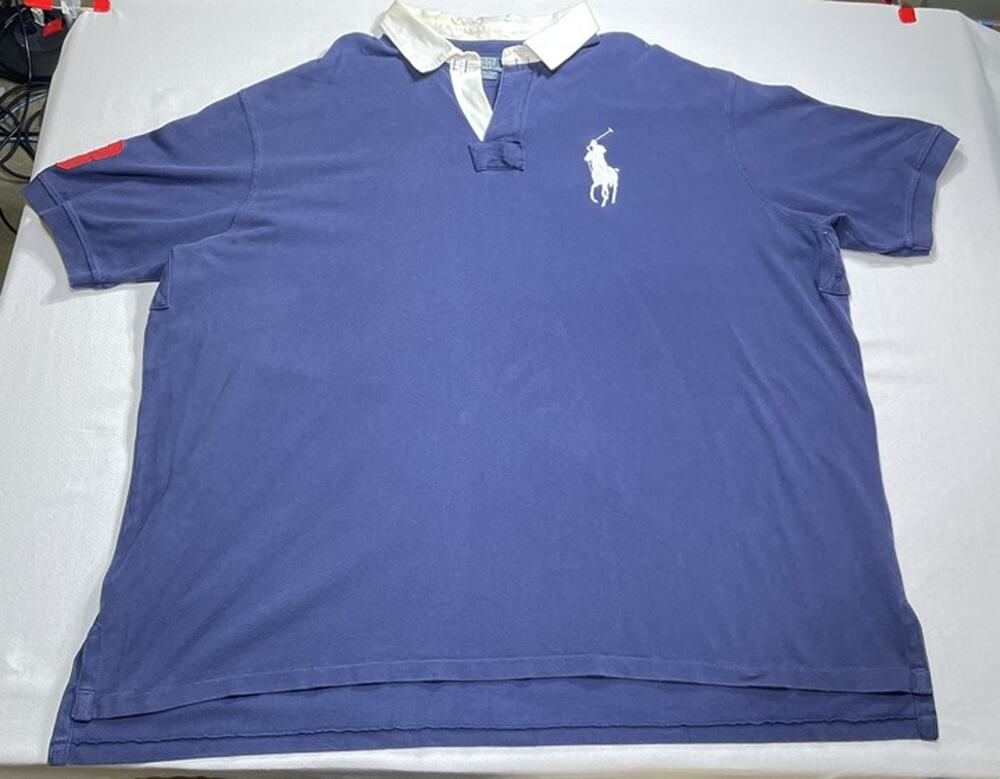 Polo Ralph Lauren Big Pony #3 Rugby Polo 5XB Big Blue 2012 Era